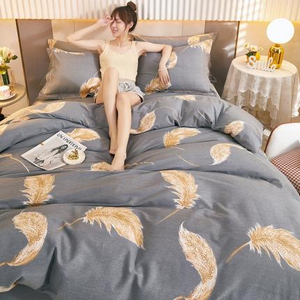 91家纺网 家纺一手货源 找家纺 （总）雲归梦 2021新款多规格全棉加厚生态磨毛四件套