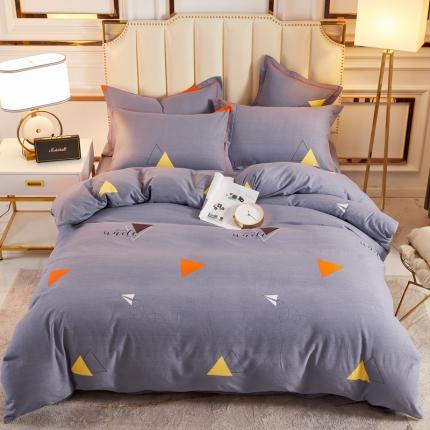 91家纺网 家纺一手货源 找家纺 （总）雲归梦 2021新款多规格全棉加厚生态磨毛四件套