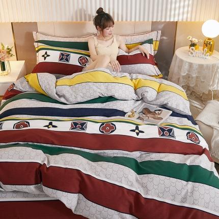 91家纺网 家纺一手货源 找家纺 （总）雲归梦 2021新款多规格全棉加厚生态磨毛四件套