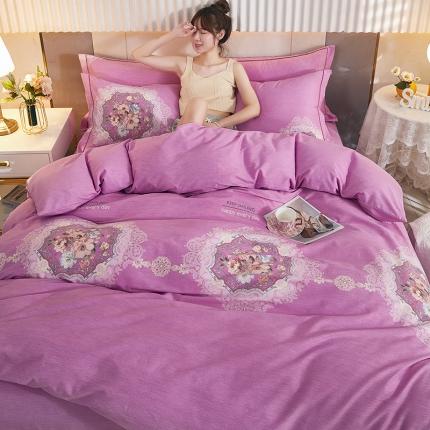 91家纺网 家纺一手货源 找家纺 （总）雲归梦 2021新款多规格全棉加厚生态磨毛四件套