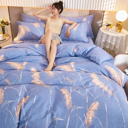 91家纺网 家纺一手货源 找家纺 （总）雲归梦 2021新款多规格全棉加厚生态磨毛四件套