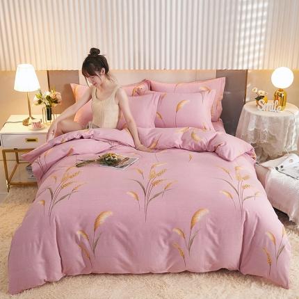 91家纺网 家纺一手货源 找家纺 （总）雲归梦2021新款多规格全棉加厚生态磨毛四件套