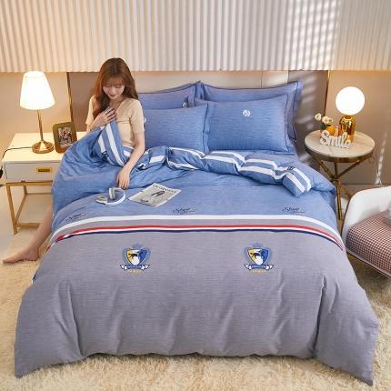 91家纺网 家纺一手货源 找家纺 （总）雲归梦2021新款多规格全棉加厚生态磨毛四件套