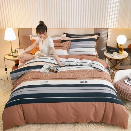 91家纺网 家纺一手货源 找家纺 雲归梦2021新款多规格全棉加厚生态磨毛四件套 品调