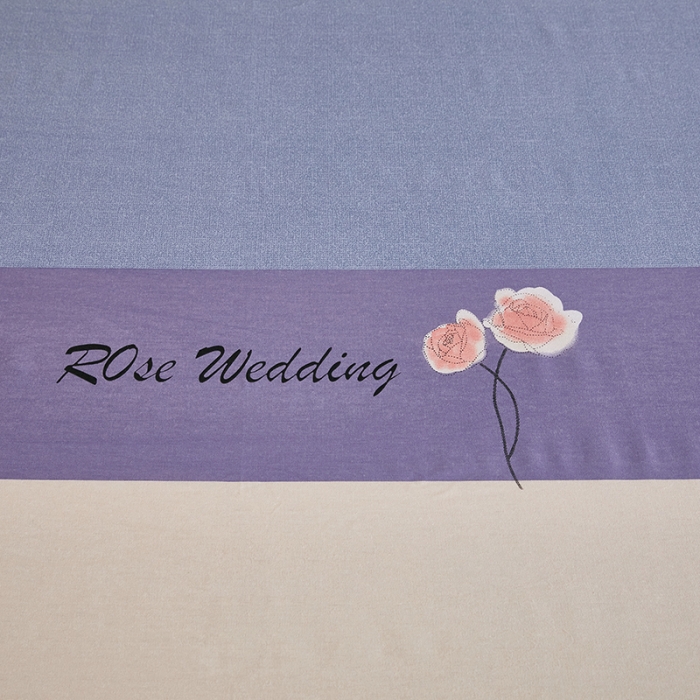 91家纺网 家纺一手货源 找家纺 雲归梦2021新款多规格全棉加厚生态磨毛四件套 倾心玫瑰