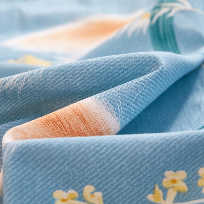 91家纺网 家纺一手货源 找家纺 雲归梦2021新款多规格全棉加厚生态磨毛四件套 绒花朵朵