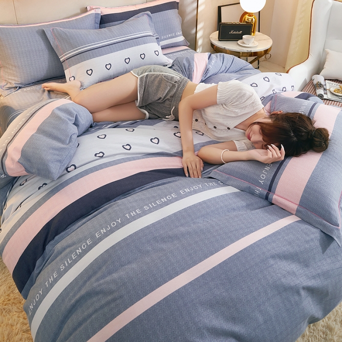 91家纺网 家纺一手货源 找家纺 雲归梦2021新款多规格全棉加厚生态磨毛四件套 盛夏光年