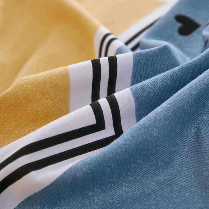 91家纺网 家纺一手货源 找家纺 雲归梦2021新款多规格全棉加厚生态磨毛四件套 水波物语