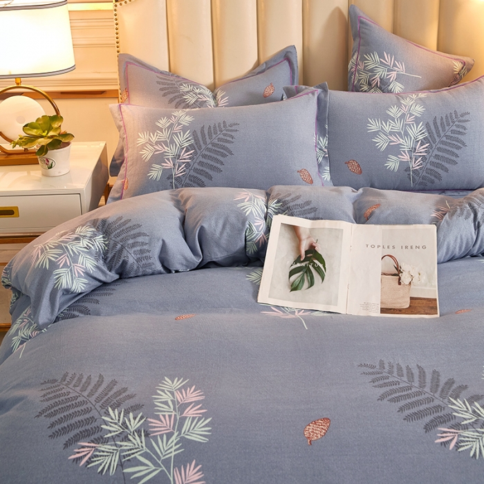 91家纺网 家纺一手货源 找家纺 雲归梦2021新款多规格全棉加厚生态磨毛四件套 夏威夷