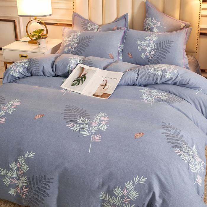 91家纺网 家纺一手货源 找家纺 雲归梦2021新款多规格全棉加厚生态磨毛四件套 夏威夷