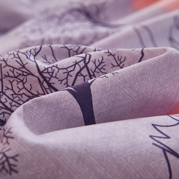 91家纺网 家纺一手货源 找家纺 雲归梦2021新款多规格全棉加厚生态磨毛四件套 幸福树