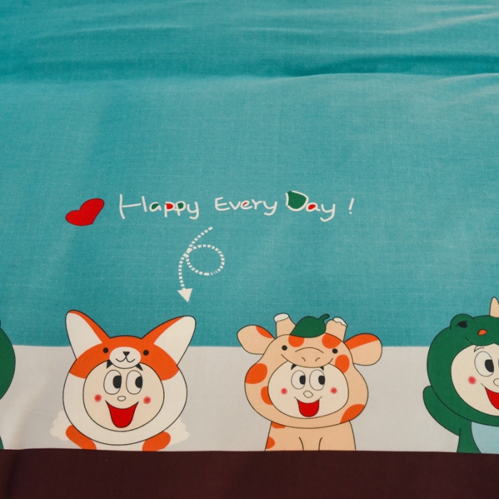 91家纺网 家纺一手货源 找家纺 雲归梦2021新款多规格全棉加厚生态磨毛四件套 游乐园