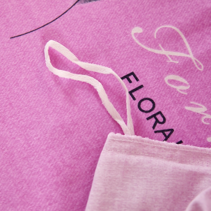 91家纺网 家纺一手货源 找家纺 雲归梦2021新款多规格全棉加厚生态磨毛四件套 追梦-粉