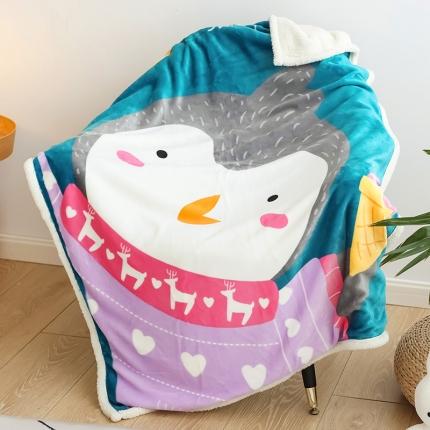 91家纺网 家纺一手货源 找家纺 （总）茗婷家纺 2025羊羔绒儿童毯子卡通儿童毯