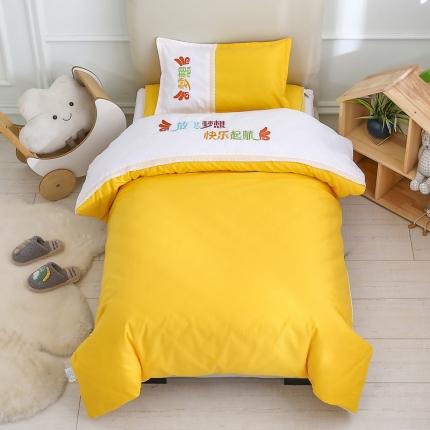 91家纺网 家纺一手货源 找家纺 （总）芭伯妮 绣花儿童套件幼儿园被子三件套六件套