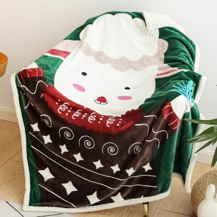 91家纺网 家纺一手货源 找家纺 茗婷家纺 2025羊羔绒儿童毯子卡通儿童毯 欢乐熊