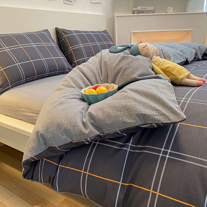 91家纺网 家纺一手货源 找家纺 晨希家居 2021新款13372全棉印花四件套布拉格