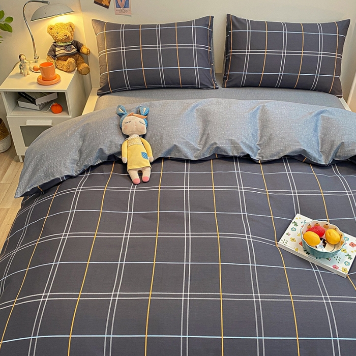 91家纺网 家纺一手货源 找家纺 晨希家居 2021新款13372全棉印花四件套布拉格