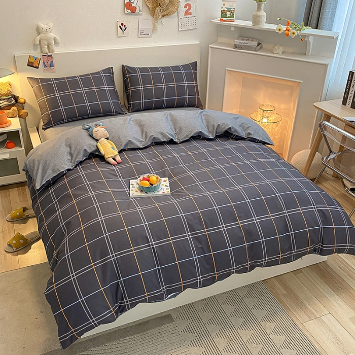 91家纺网 家纺一手货源 找家纺 晨希家居 2021新款13372全棉印花四件套布拉格