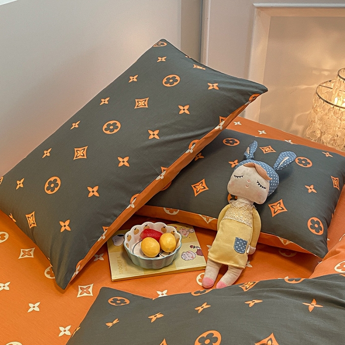 91家纺网 家纺一手货源 找家纺 晨希家居 2021新款13372全棉印花四件套 凡米