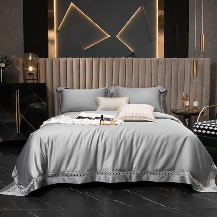 91家纺网 家纺一手货源 找家纺 （总）朵美 2021新款140支澳棉镂空四件套