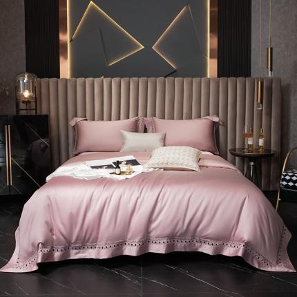 91家纺网 家纺一手货源 找家纺 （总）朵美 2021新款140支澳棉镂空四件套