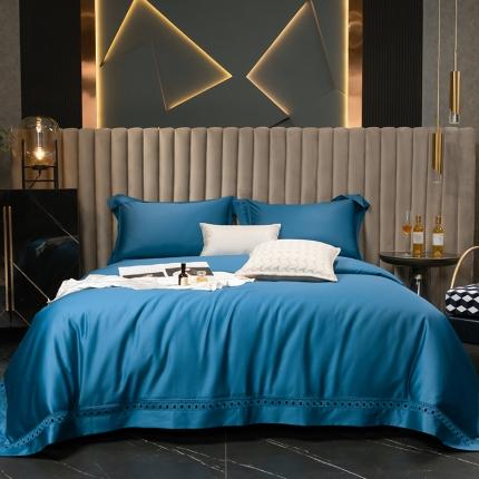 91家纺网 家纺一手货源 找家纺 （总）朵美 2021新款140支澳棉镂空四件套