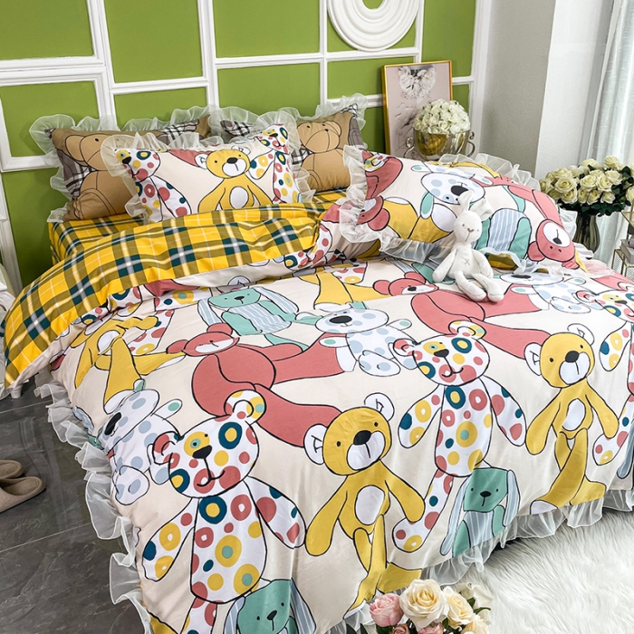 91家纺网 家纺一手货源 找家纺 （总）品家居 2021新款80支全棉高端澳棉四件套