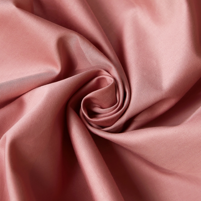 91家纺网 家纺一手货源 找家纺 芊寻家居 2024新款100支长绒棉御奢系列四件套 红豆沙