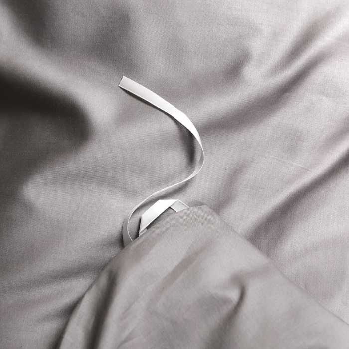 91家纺网 家纺一手货源 找家纺 芊寻家居 2024新款100支长绒棉御奢系列四件套 银灰