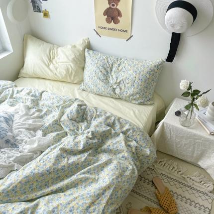 91家纺网 家纺一手货源 找家纺 （总）恋恋三季2024新款40支纯棉斜纹四件套花开半夏系列