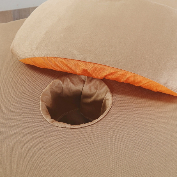 91家纺网 家纺一手货源 找家纺 不打烊家纺  2025新款梅花三弄美容床罩 驼色