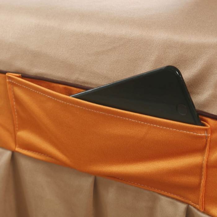 91家纺网 家纺一手货源 找家纺 不打烊家纺  2025新款梅花三弄美容床罩 驼色