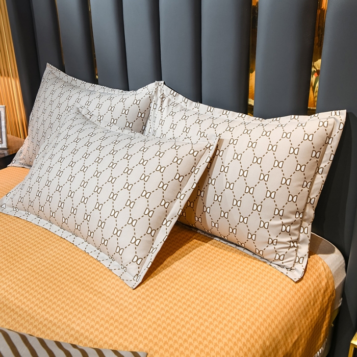 91家纺网 家纺一手货源 找家纺 靓生活 2021新款大版磨毛印花四件套 都市风