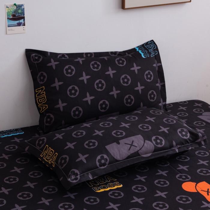 91家纺网 家纺一手货源 找家纺 乐居坊2021新款芦荟棉四件套潮牌熊