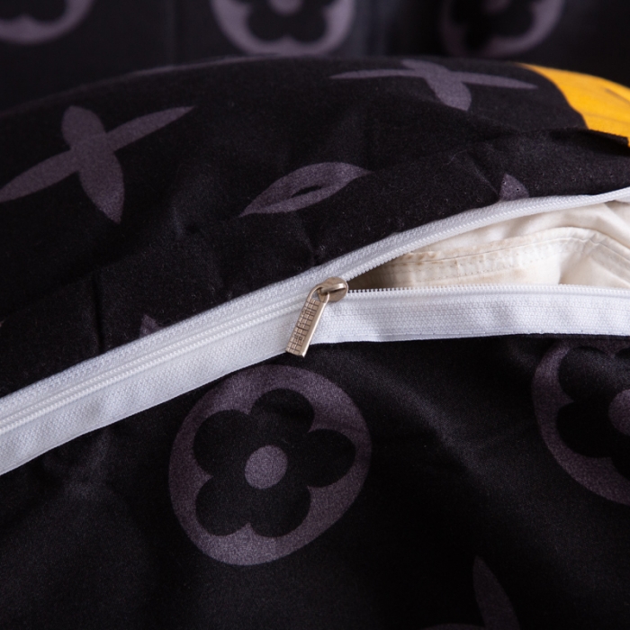 91家纺网 家纺一手货源 找家纺 乐居坊2021新款芦荟棉四件套潮牌熊