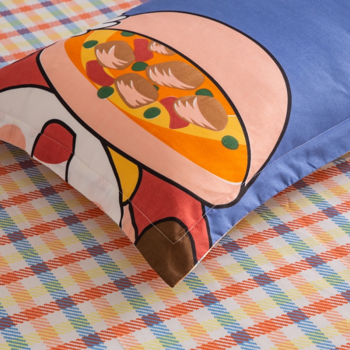 91家纺网 家纺一手货源 找家纺 乐居坊2021新款芦荟棉四件套干饭人