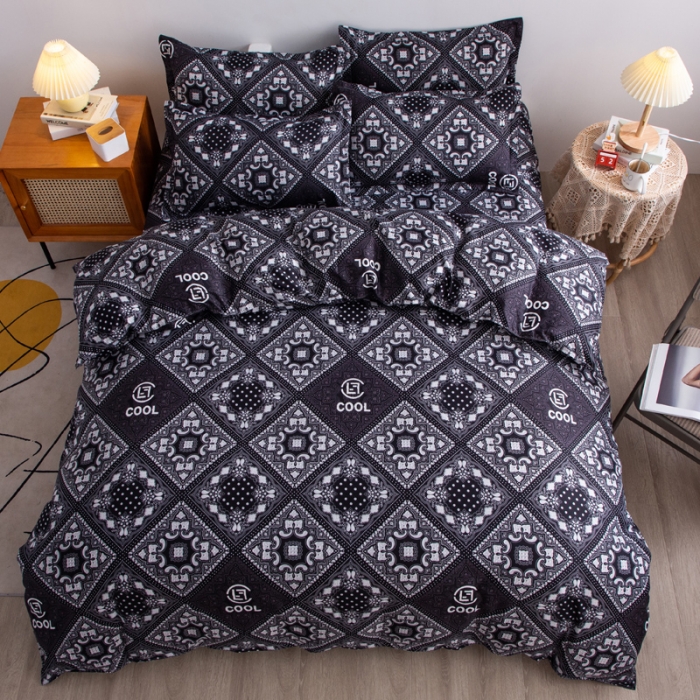 91家纺网 家纺一手货源 找家纺 乐居坊2021新款芦荟棉四件套街拍达人