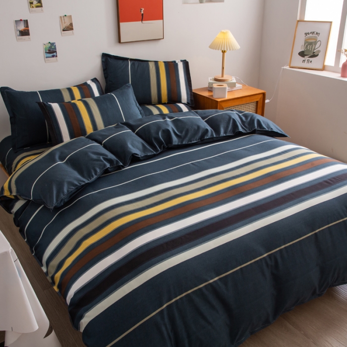 91家纺网 家纺一手货源 找家纺 乐居坊2021新款芦荟棉四件套灵动时刻