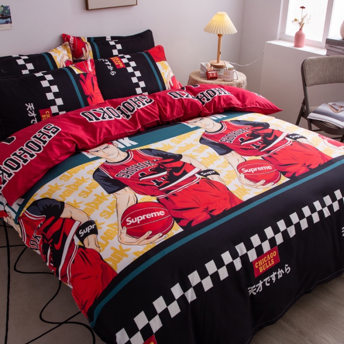 91家纺网 家纺一手货源 找家纺 乐居坊2021新款芦荟棉四件套青春岁月