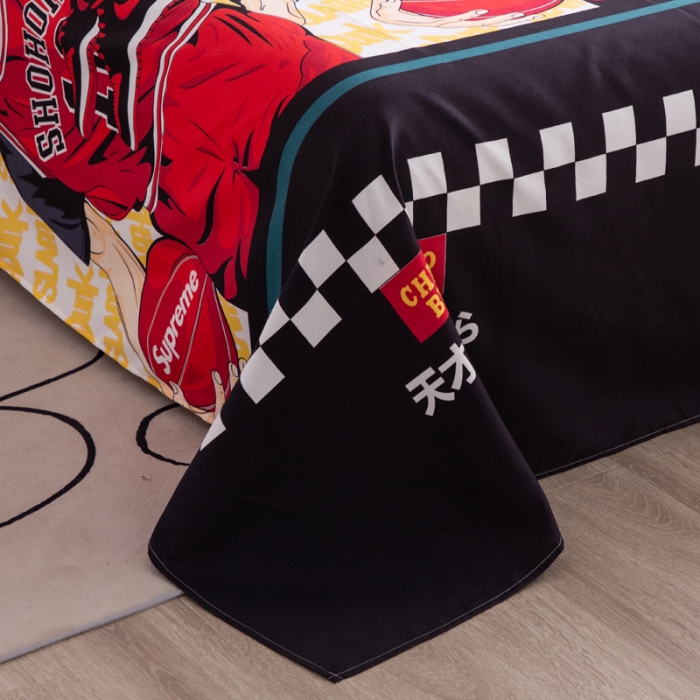 91家纺网 家纺一手货源 找家纺 乐居坊2021新款芦荟棉四件套青春岁月