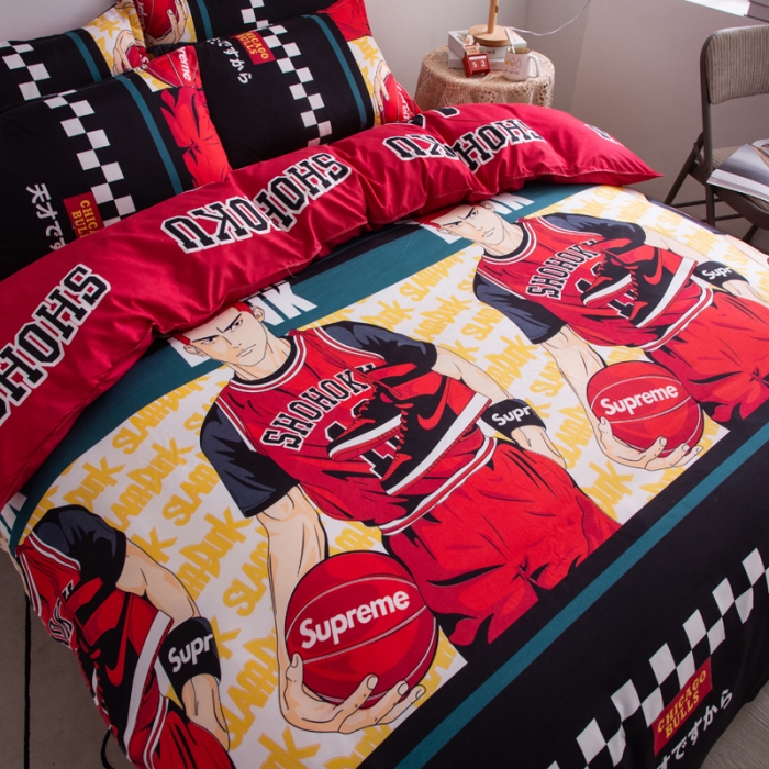 91家纺网 家纺一手货源 找家纺 乐居坊2021新款芦荟棉四件套青春岁月