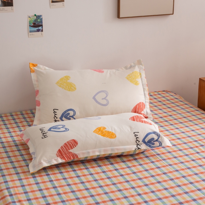 91家纺网 家纺一手货源 找家纺 乐居坊2021新款芦荟棉四件套心动时刻