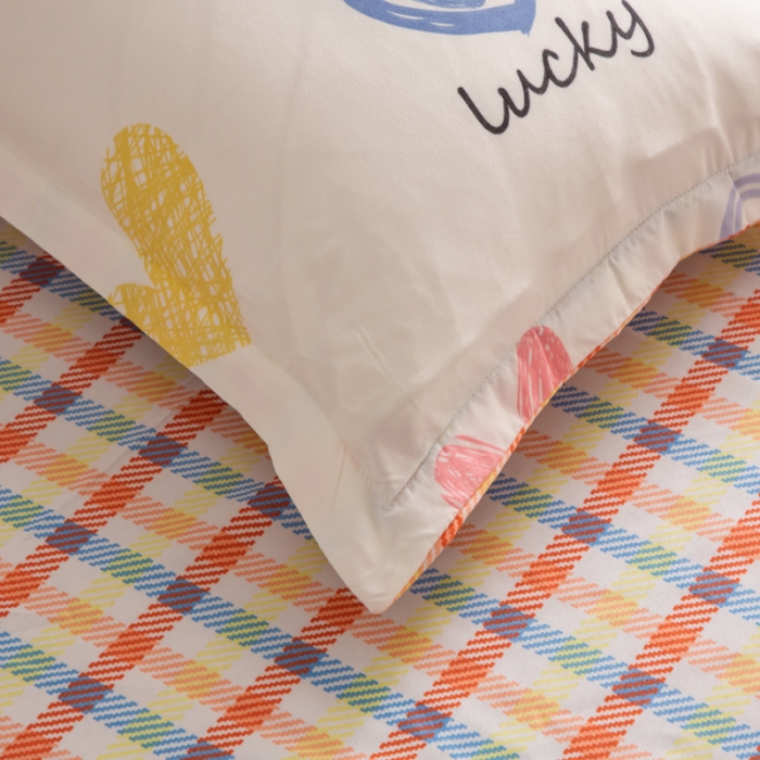 91家纺网 家纺一手货源 找家纺 乐居坊2021新款芦荟棉四件套心动时刻