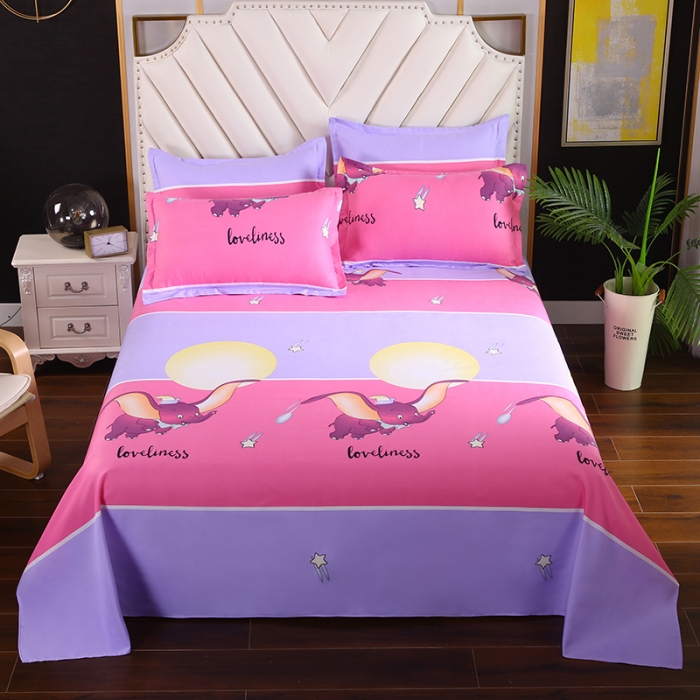 91家纺网 家纺一手货源 找家纺 爱诗诺 2025新款植物羊绒四件套磨毛印花亲肤四件套吉象如意