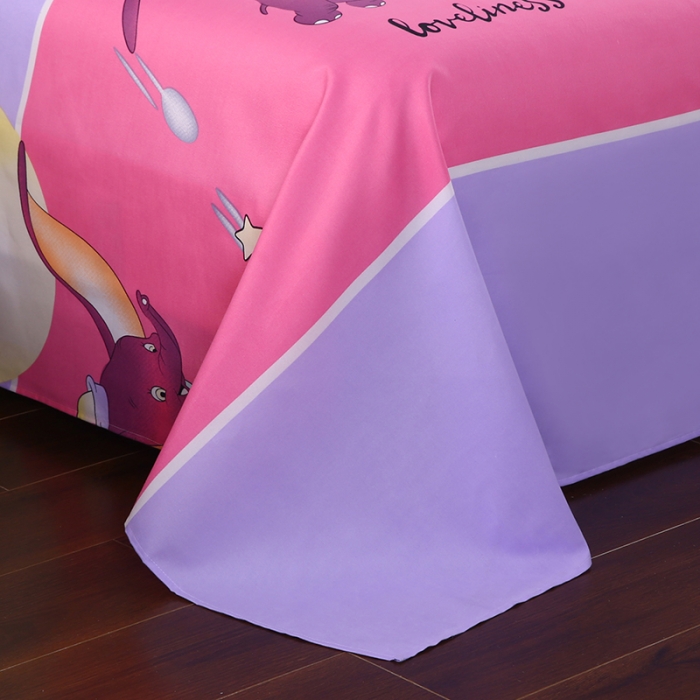 91家纺网 家纺一手货源 找家纺 爱诗诺 2025新款植物羊绒四件套磨毛印花亲肤四件套吉象如意