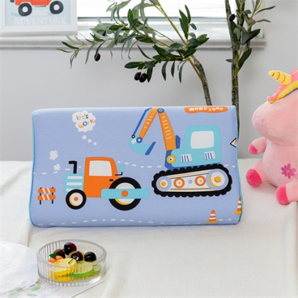 91家纺网 家纺一手货源 找家纺 其乐枕芯 全棉A类儿童乳胶记忆枕芯 护颈枕头