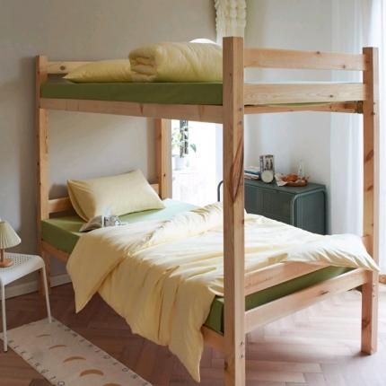 91家纺网 家纺一手货源 找家纺 总酒店酒店新款全棉纯色水洗棉学生四件套 