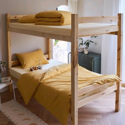 91家纺网 家纺一手货源 找家纺 总酒店酒店新款全棉纯色水洗棉学生四件套 