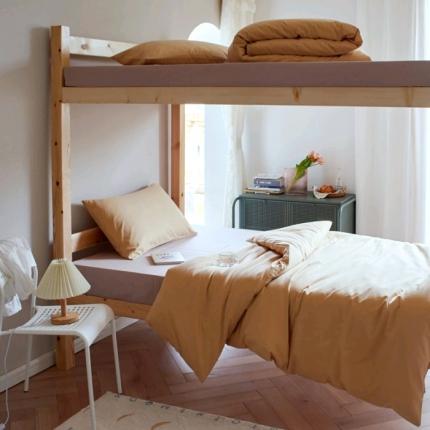 91家纺网 家纺一手货源 找家纺 总酒店酒店新款全棉纯色水洗棉学生四件套 